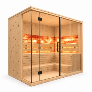 Phòng xông hơi đá muối DM07 2000x1800x2100mm