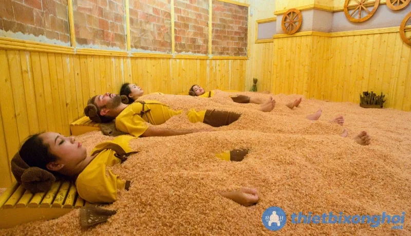Mẫu phòng xông hơi hoàng thổ được ưa chuộng hiện nay